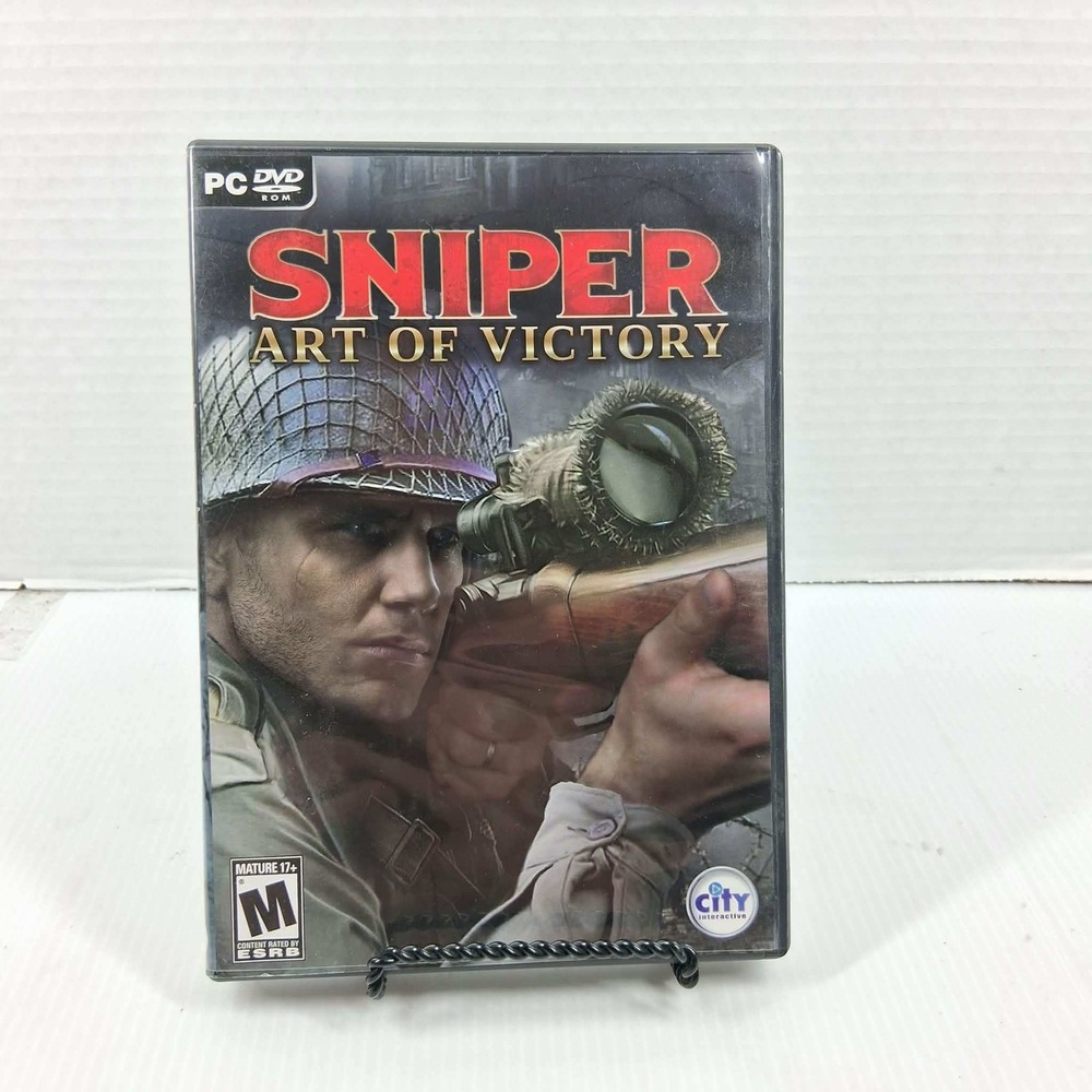 Sniper Art of Victory PC DVD-ROM 2008 WWII Tactical Shooter City Interactive